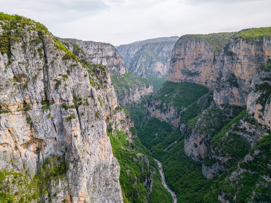 The Vikos Gorge is one of the deepest in the world