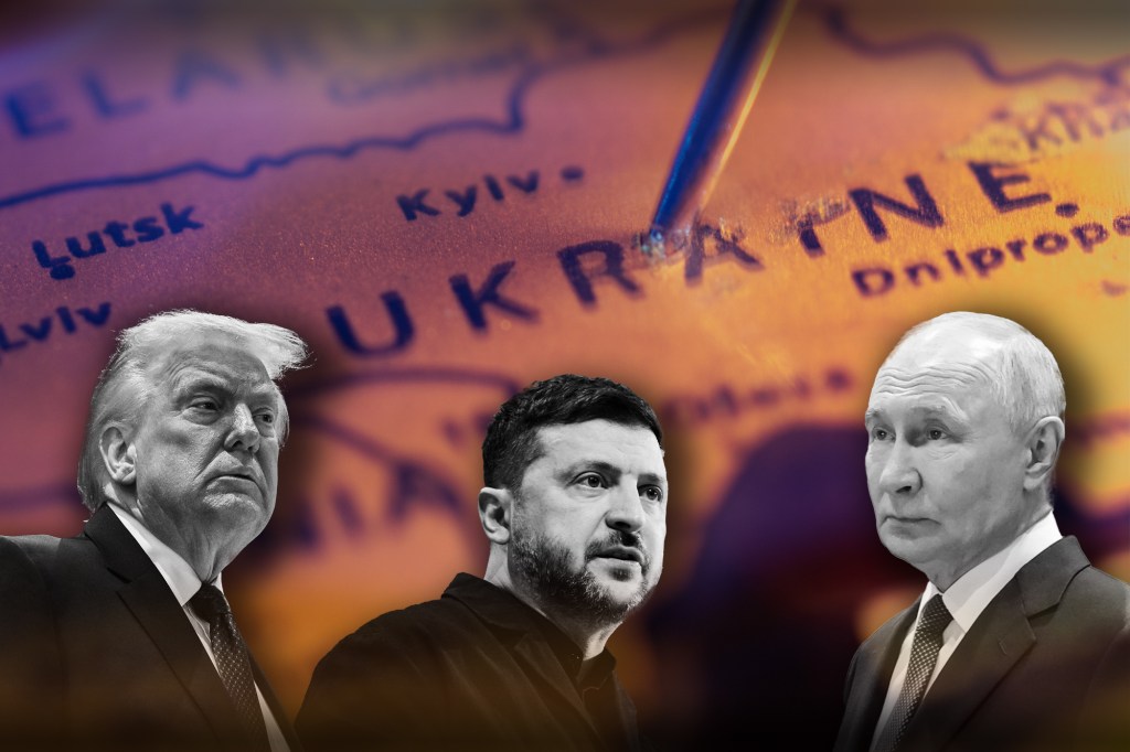 Donald Trump, Volodymyr Zelensky and Vladimir Putin. Photo: Profimedia, Shutterstock. Collage: Ion Mateș / HotNews