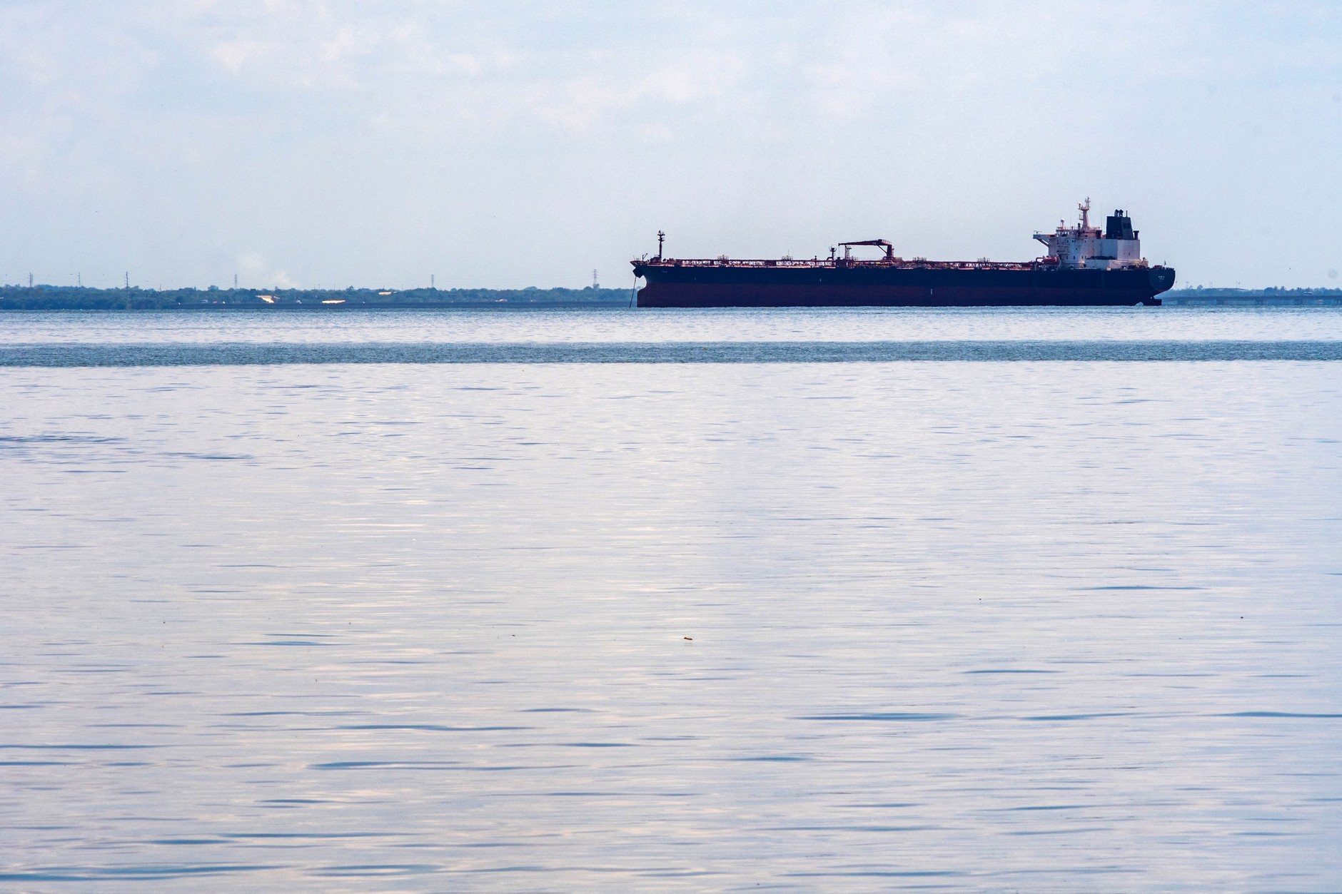 A tanker off the coast of Venezuela, December 18, 2025.