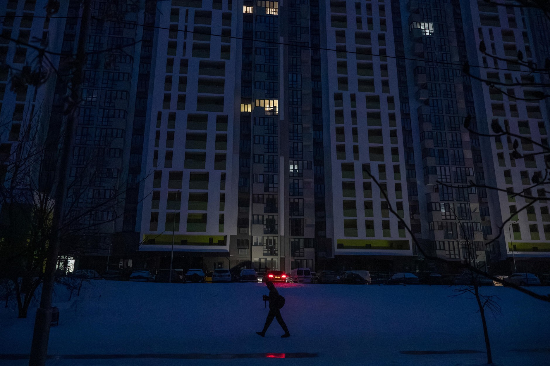 Power outages in Kiev