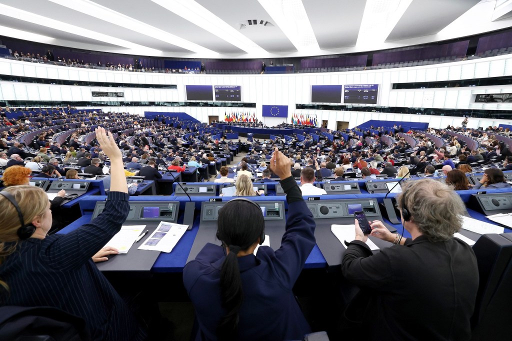 Voting session in the European Parliament. Illustrative photo / FREDERICK FLORIN / AFP / Profimedia