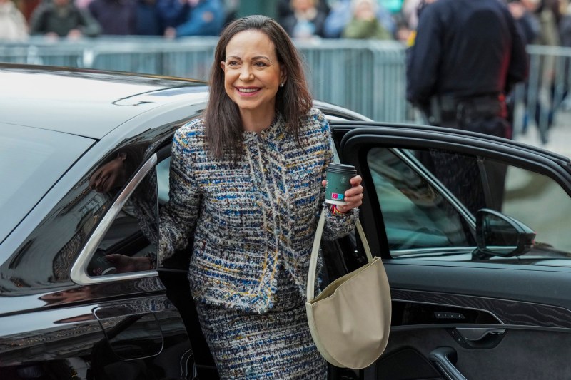 Maria Machado says she would love to share the Nobel Peace Prize with Trump