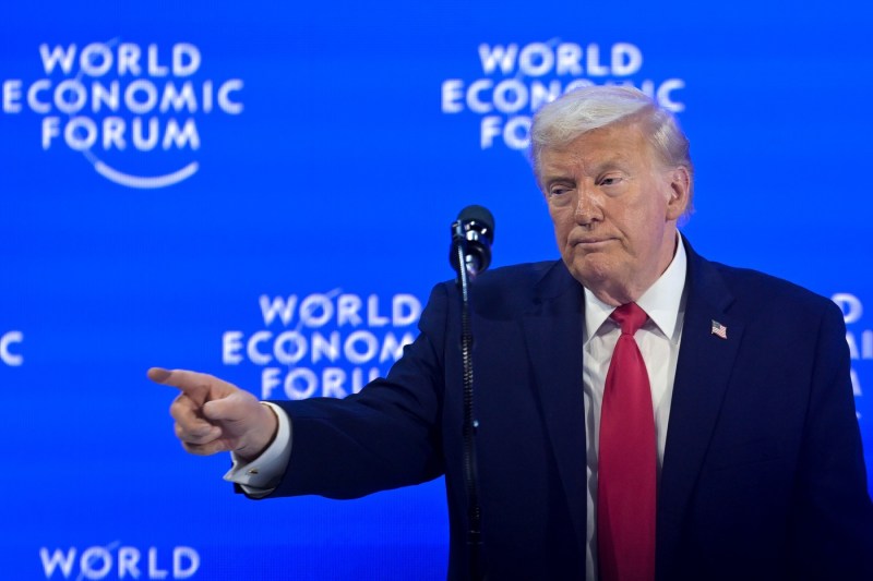 What Trump said at Davos about the war in Ukraine