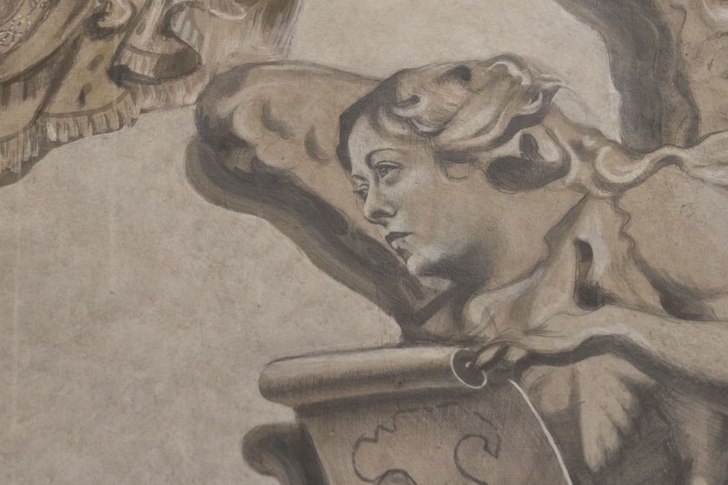 PHOTO Georgia Meloni, in the form of a cherub. Scandalous restoration of a church in Rome