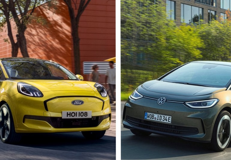 PHOTO&VIDEO Ford Puma Gen-E or VW ID.3? The first electric car produced in Romania vs the most affordable from VW