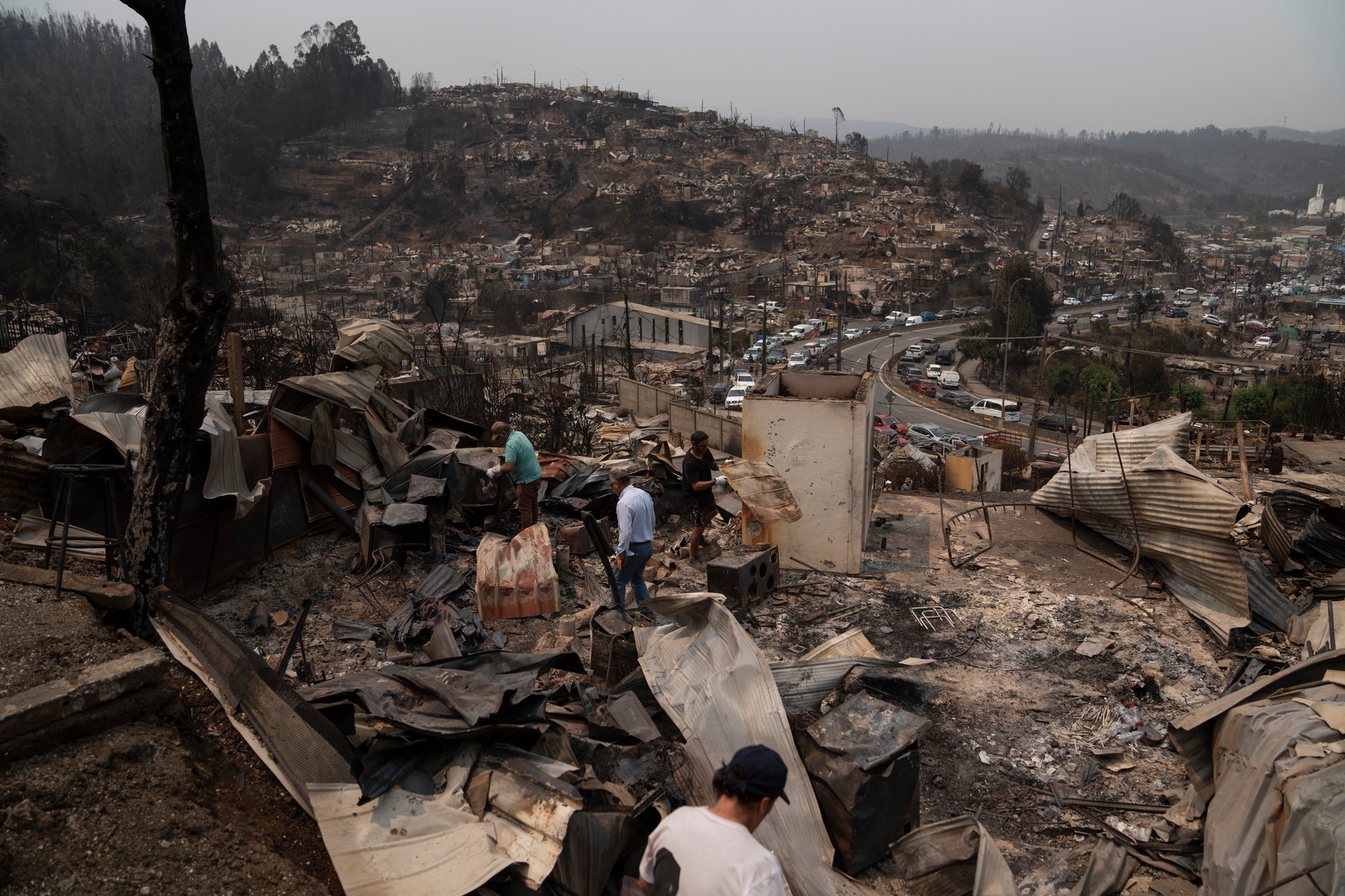 People are searching the fire site
