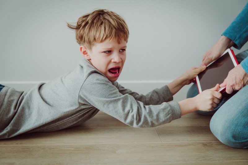 The child's tears and frustrations can sometimes prevent us from making the best decisions for him and the family. PHOTO: Shutterstock