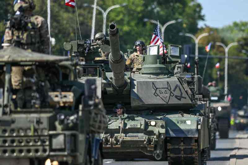 Trump is asking Congress for a massive increase in the defense budget, already at a record high, and citing