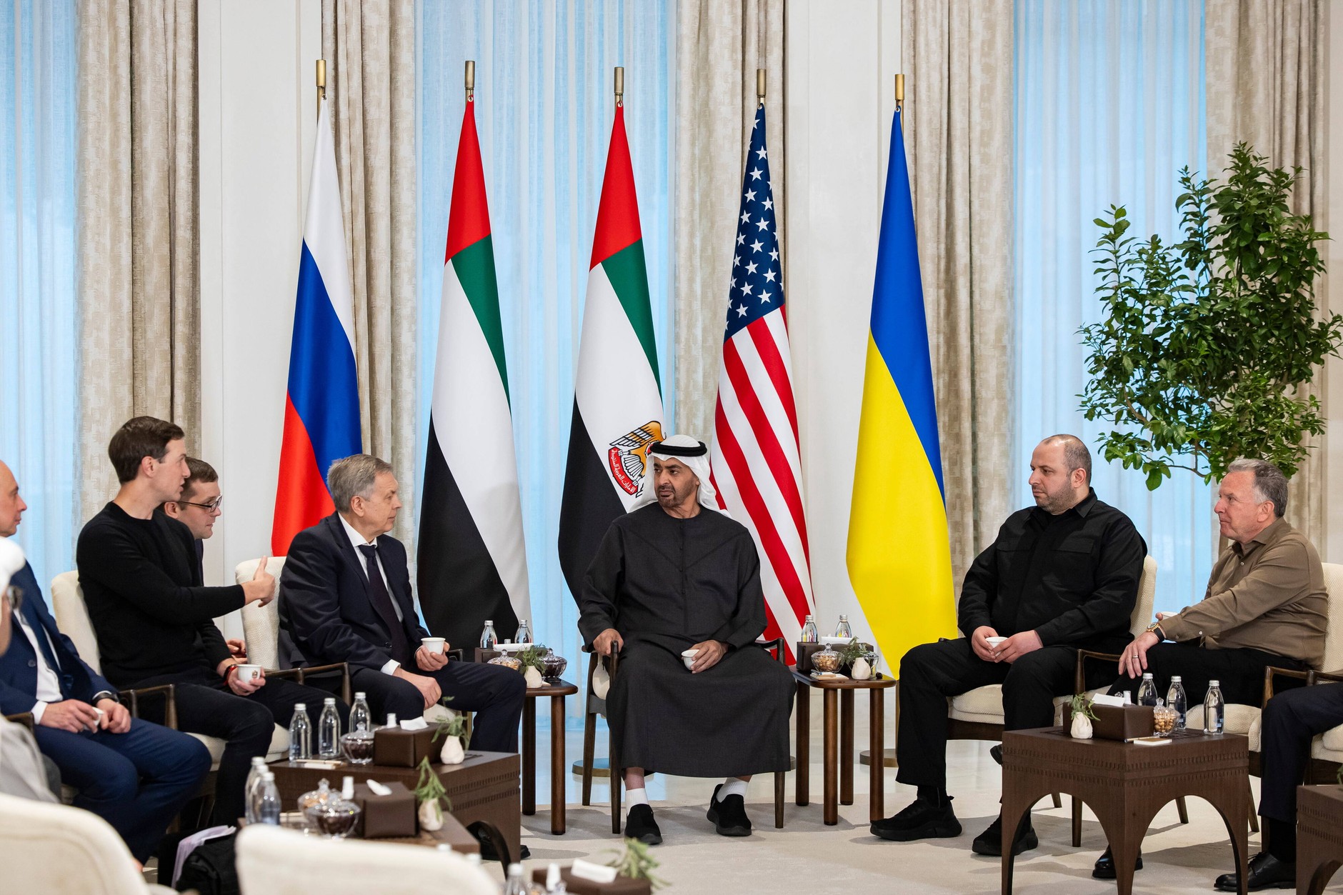 Negotiations between the US, Ukraine and Russia in Abu Dhabi, January 23, 2026.