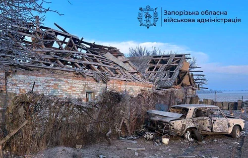 Two people died after a Russian attack in Dnipro PHOTO: Telegram/Astra