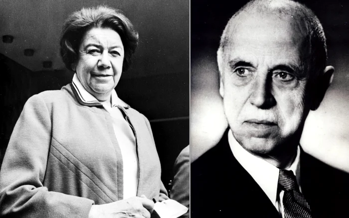 Ana Aslan and Constantin Parhon. Source: Wikipedia. 