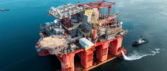 The Neptun Deep platform will produce only over 10 years. PHOTO: OMV Petrom