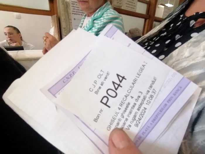 People in line at a retirement home