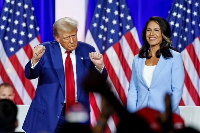 Donald Trump and Tulsi Gabbard/PHOTO:Getty Images