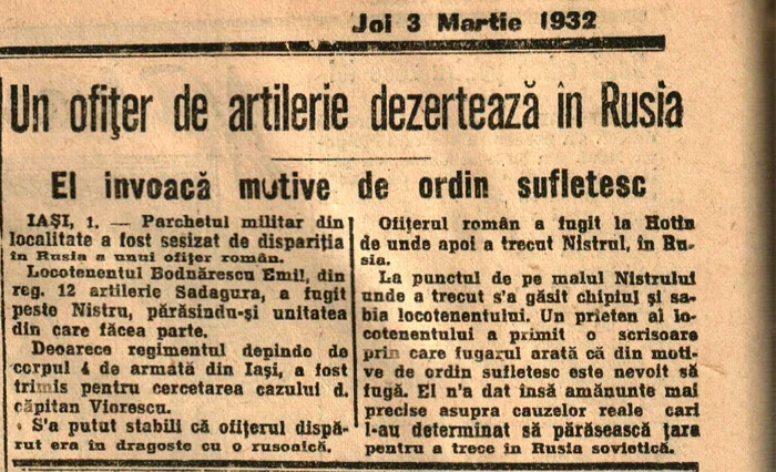 Article from the interwar press. PHOTO: archive