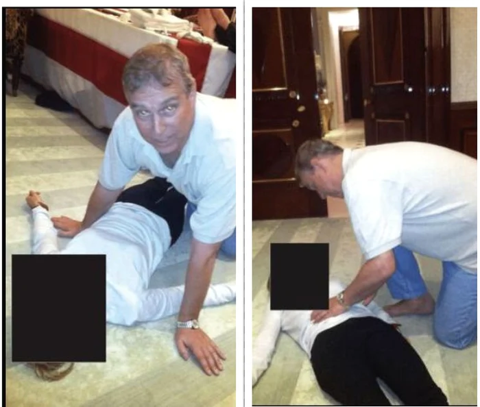Images from Epstein's files with former Prince Andrew/FOTO:X