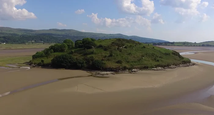 Ynys Gifftan Island in the Dwyryd Estuary in North Wales PHOTO: Video Capture