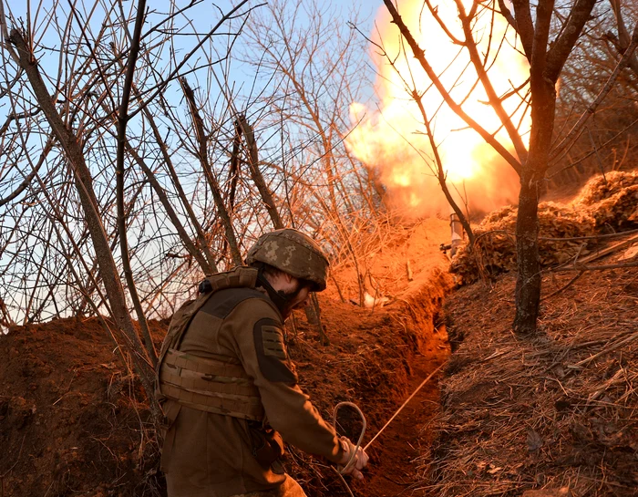 Ukrainian artillery war avdiivka trench photo Profimedia jpeg