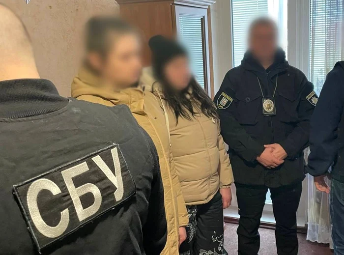 The two young women were arrested PHOTO: SBU