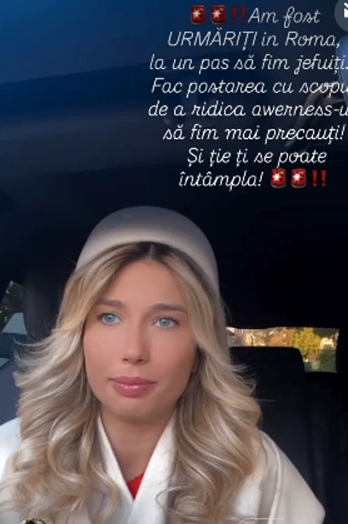 Recently, Maria warned on Instagram that thieves are making trouble in Rome