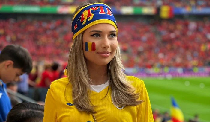 Maria Iordănescu, the middle child of a large family of football people. Facebook photo