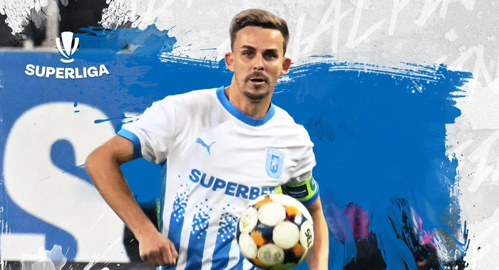 Captain Nicușor Bancu led his team excellently in the field PHOTO Facebook Craiova University