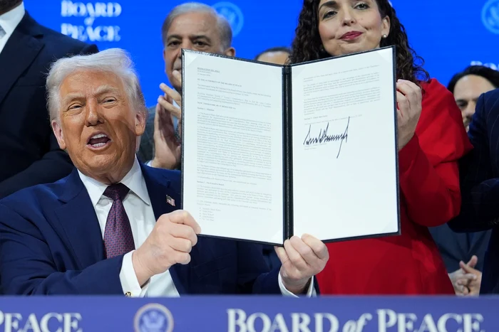 Trump recently signed the inaugural Charter for the Peace Council. PHOTO Profimedia
