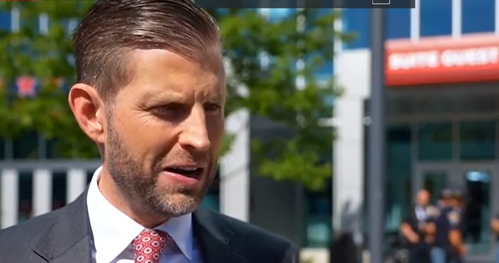 Eric Trump, son of the US president PHOTO: Video capture