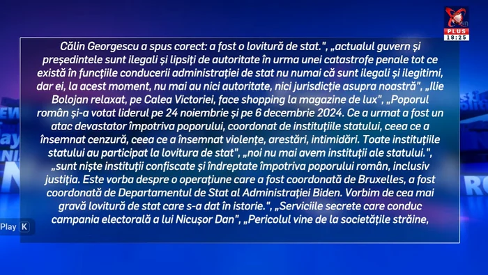 Messages broadcast during the 3-hour interval of broadcast suspension