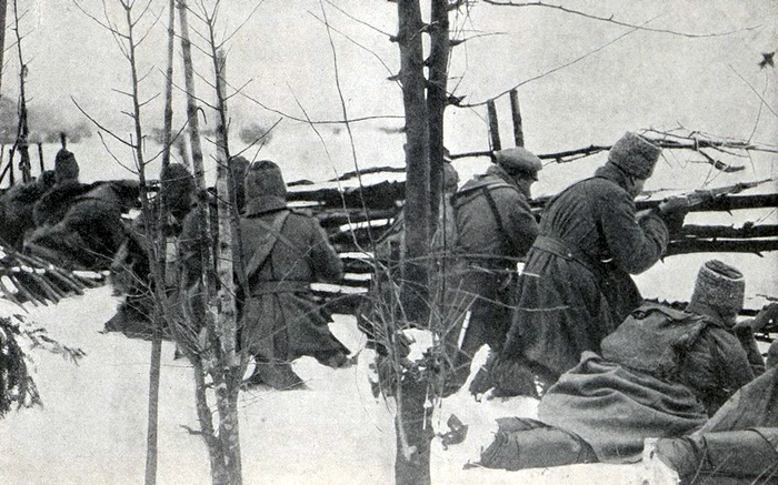Tsarist army on the front PHOTO wikipedia