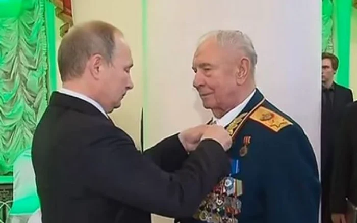 Dmitri Yazov was decorated twice by Vladimir Putin. PHOTO: youtube capture