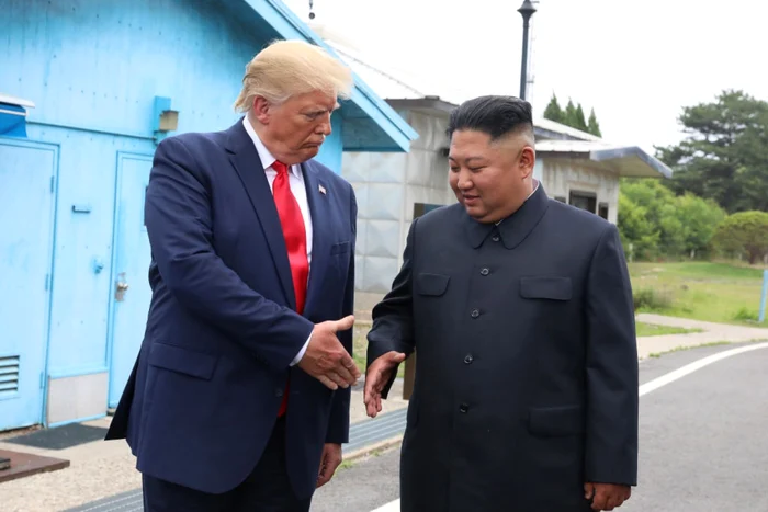 North Korean leader Kim Jong-Un and US President Donald Trump. PHOTO: Getty Images