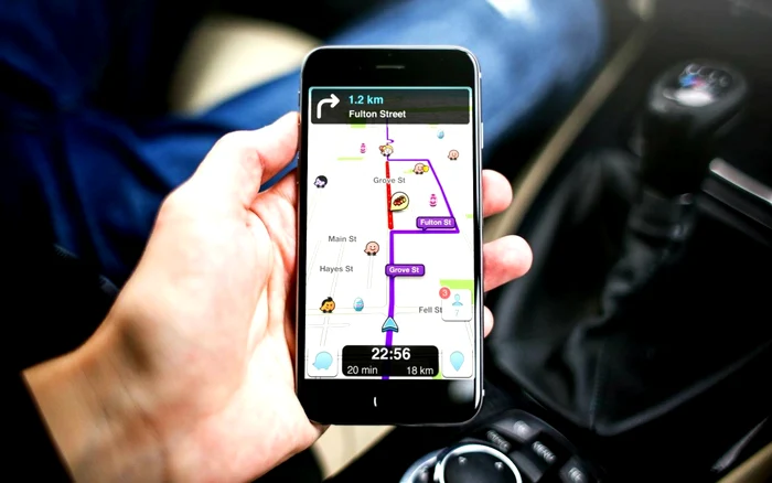Someone is looking at a ridesharing app