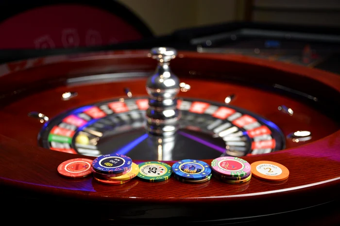 Roulette in a casino