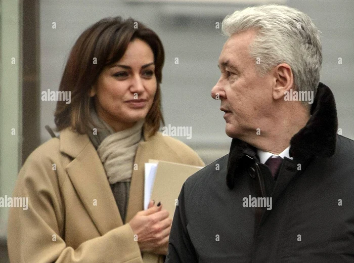 Gulnara Penkova, together with the mayor of Moscow, Serghei Sobianin. PHOTO: Alamy