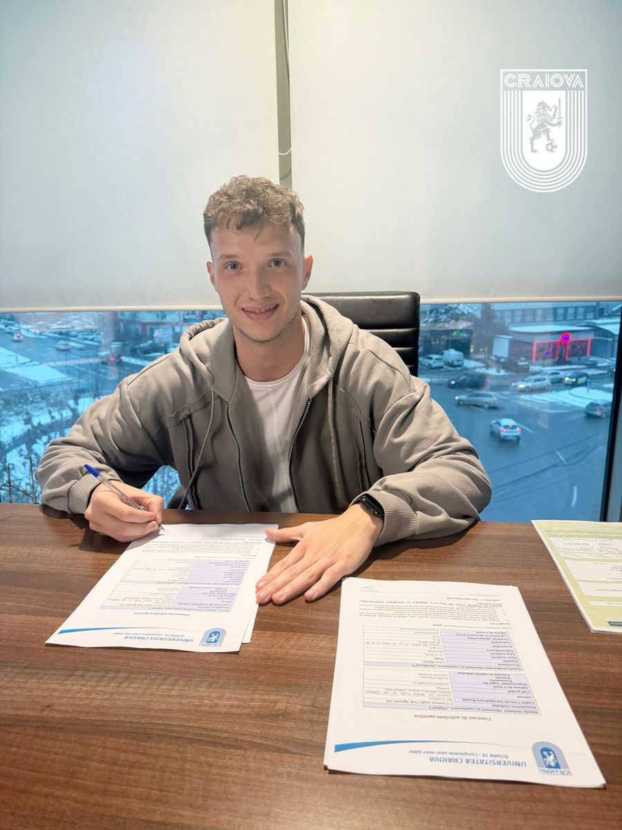 The University of Craiova announced the transfer 24 hours after the failure with Farul » Contract for one and a half years