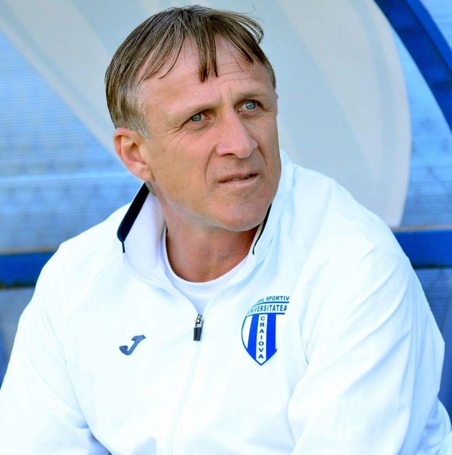 Emil Săndoi / Photo source: Facebook@ University of Craiova Emil Săndoi remarked after the University of Craiova - Oțelul Galati: