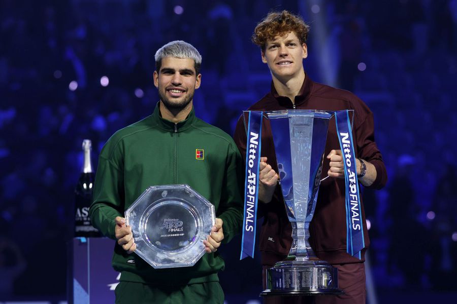 Carlos Alcaraz and Jannik Sinner Photo: Guliver/Getty Images Carlos Alcaraz, before the start of the Doha tournament: