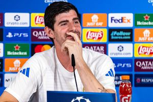 Courtois, before the draw:
