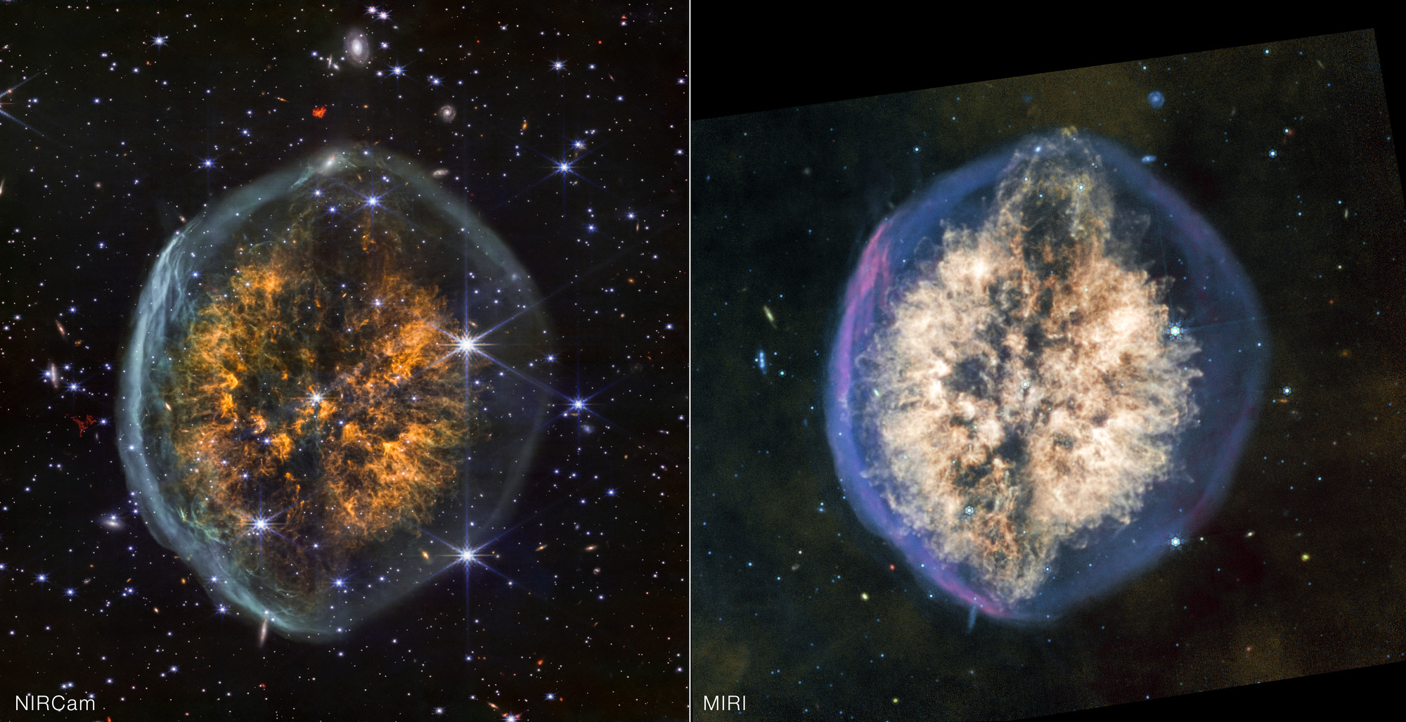 The James Webb telescope captured a mysterious nebula 
