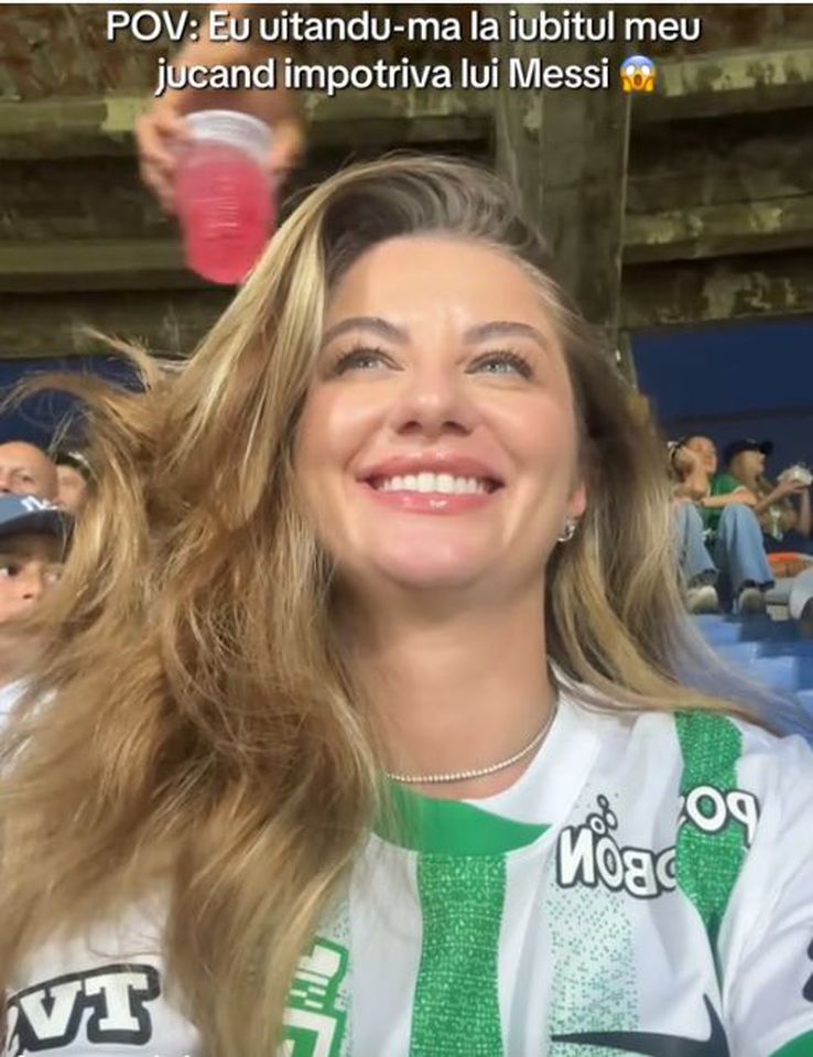 Francesca Simionescu, Juan Bauza's girlfriend // PHOTO: TikTok @francescasimionescu