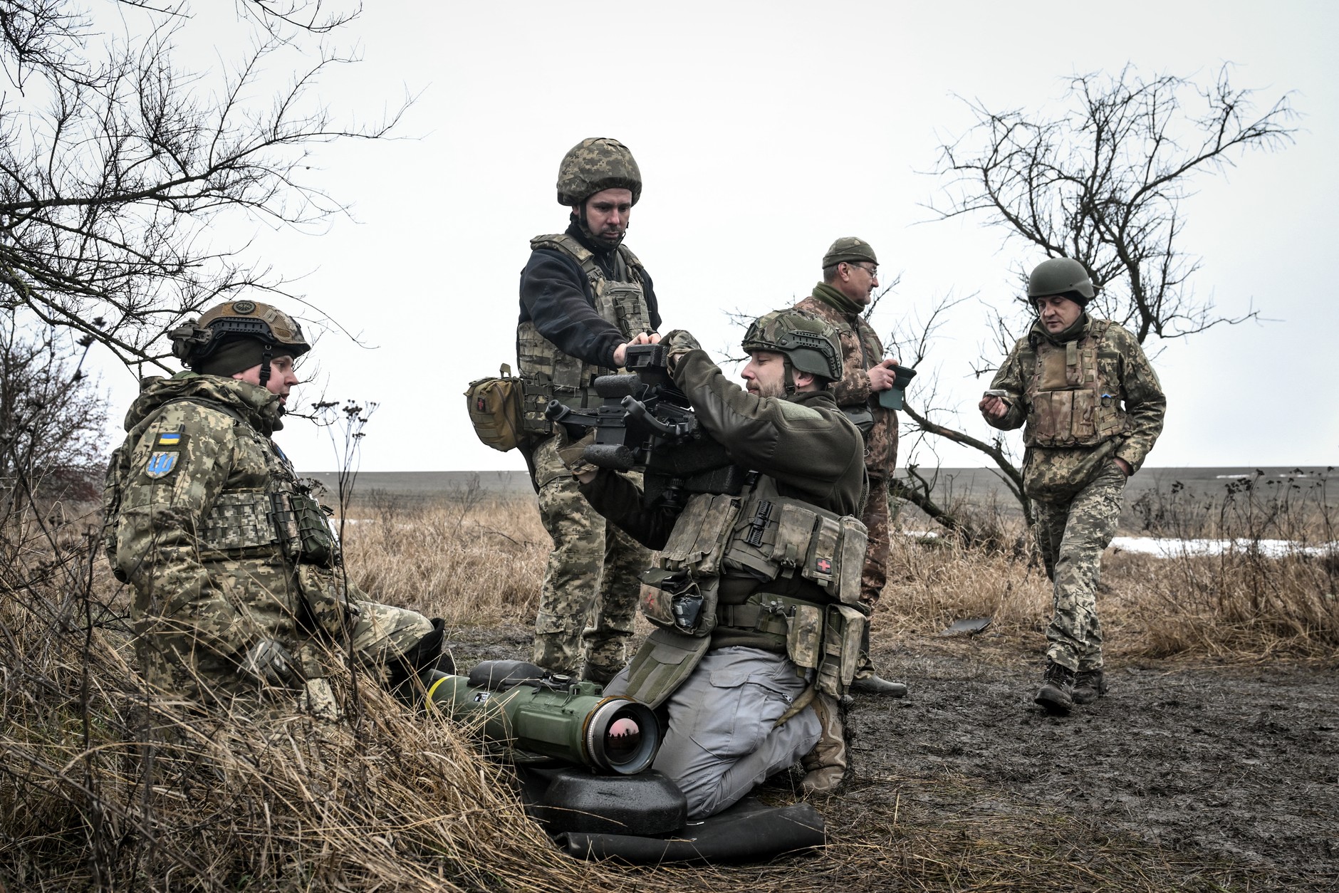 Ukrainian soldiers on the front, January 8, 2026.