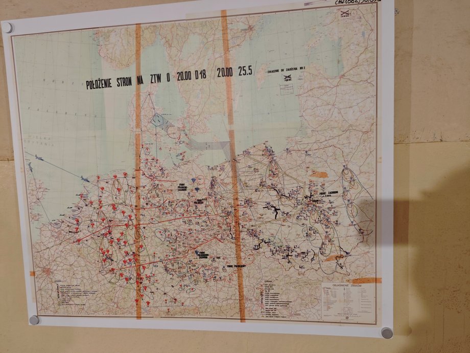 Map of potential nuclear conflict