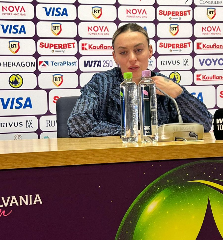 Ana Bogdan, speech through tears after elimination from the Transylvania Open: 