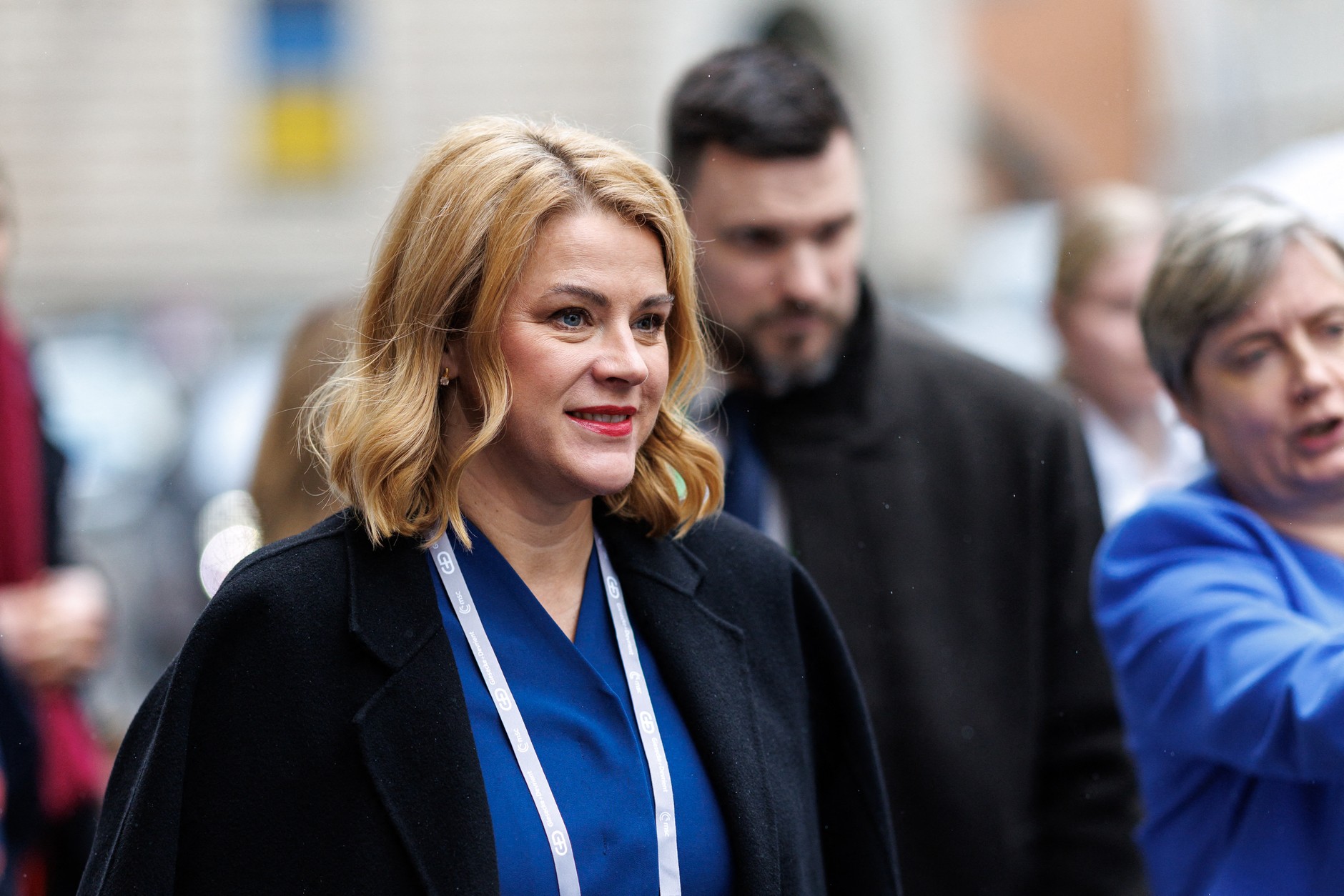 Prime Minister of Latvia Evika Silina in Munich, February 14, 2026.