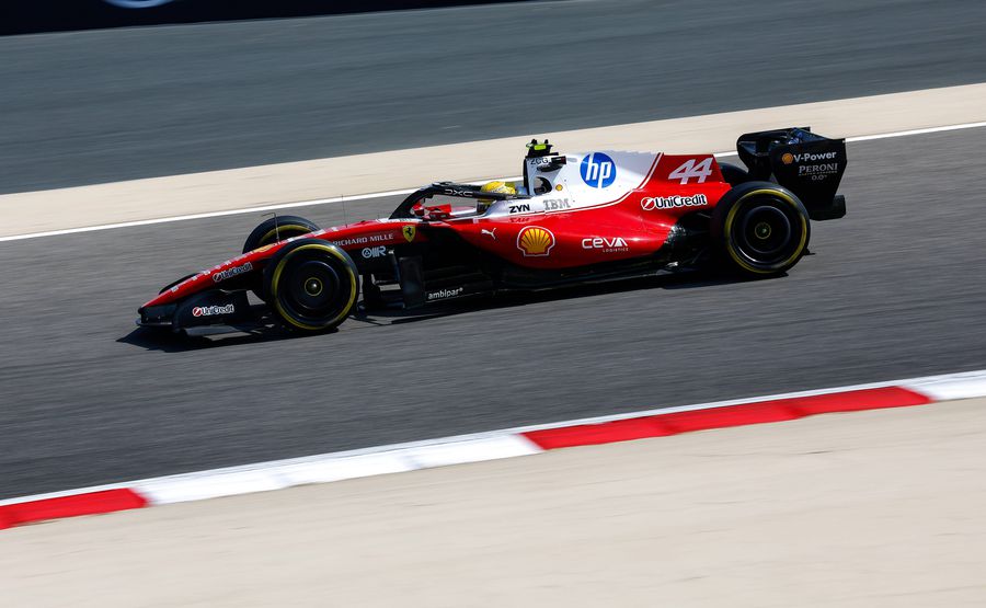 Charles Leclerc, during this week's tests in Bahrain // photo: Imago Charles Leclerc believes that Mercedes is hiding its true
