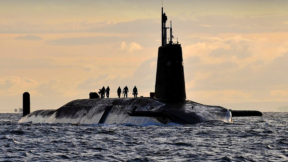 British submarine HMS Vanguard