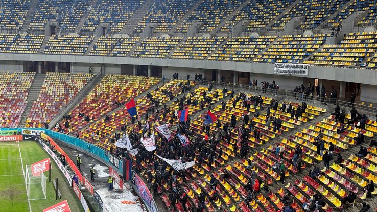 FCSB - Metaloglobus, low attendance at the country's biggest stadium // photo: Sergiu Alexandru (GSP)