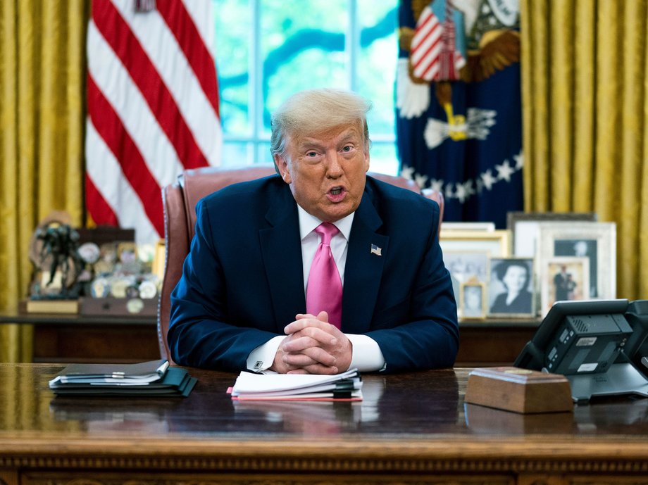 Dezaprobata wobec Trumpa na koniec pierwszej kadencji była druga po Nixonie, który zrezygnował.
