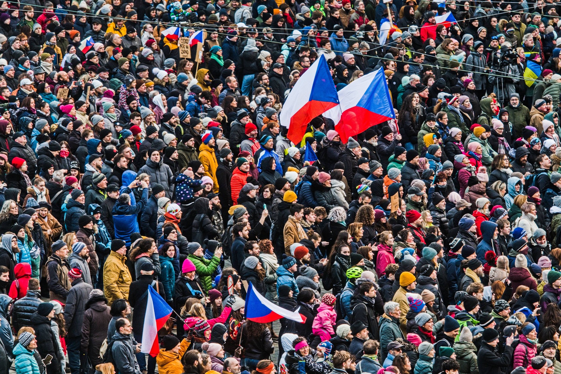 Demonstration in Brno